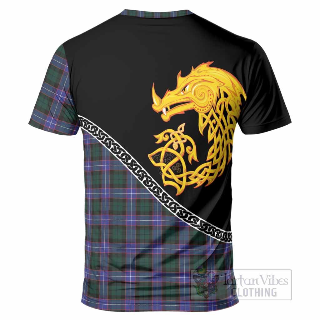 Hunter (Hunterston) Tartan Crest T-Shirt Legendary Dragon Knot Half Style