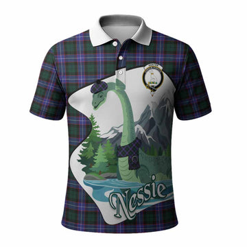 Hunter (Hunterston) Tartan Family Crest Polo Shirt Nessie Scottish Loch Ness Monster