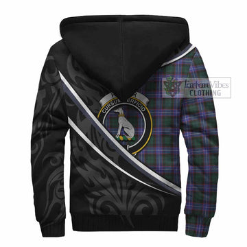Hunter (Hunterston) Tartan Family Crest Sherpa Hoodie Celtic Scottish Thistle Floral - Tartan Vibes Clothing