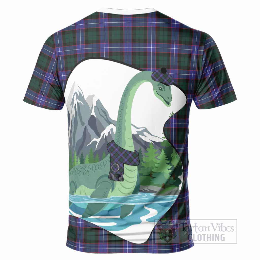 Hunter (Hunterston) Tartan Family Crest T-Shirt Nessie Scottish Loch Ness Monster