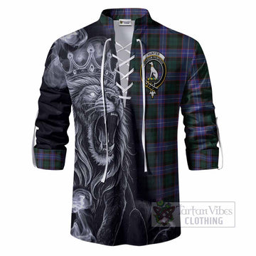 Hunter (Hunterston) Tartan Ghillie Shirt Roaring Lion Heritage