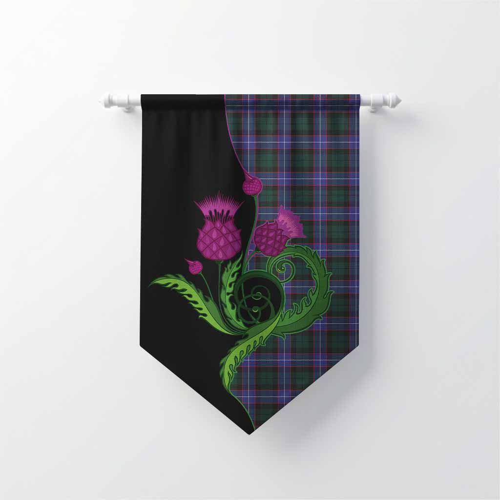 Hunter (Hunterston) Tartan Gonfalon Traditional Scottish Thistle Chevron - Tartan Vibes Clothing