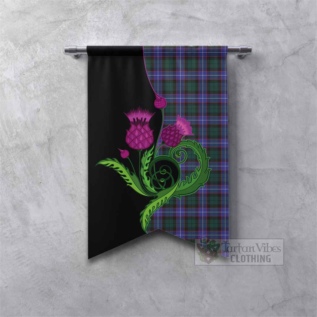 Hunter (Hunterston) Tartan Gonfalon Traditional Scottish Thistle Fishtail - Tartan Vibes Clothing