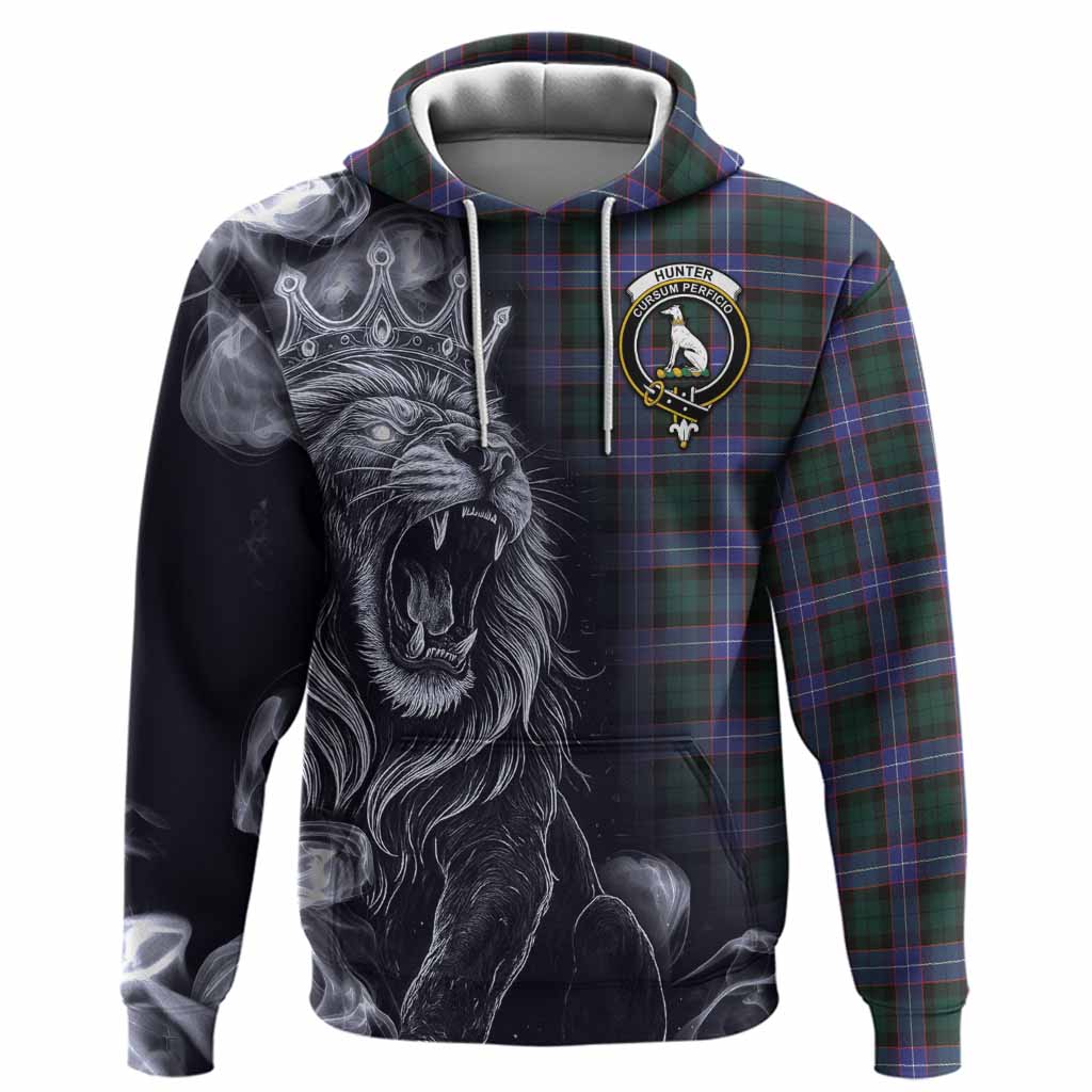 Hunter (Hunterston) Tartan Hoodie Roaring Lion Heritage