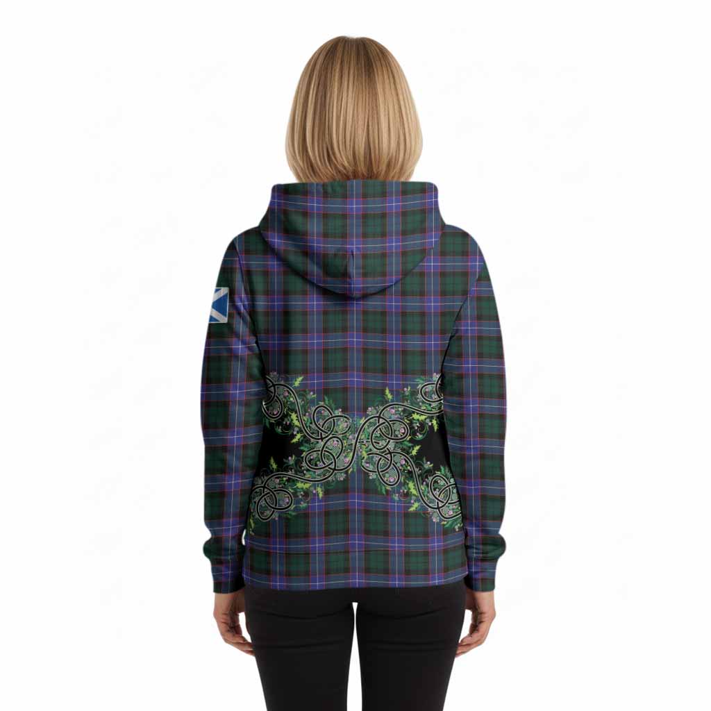 Hunter (Hunterston) Tartan Hoodie Thistle Scottish Spirit