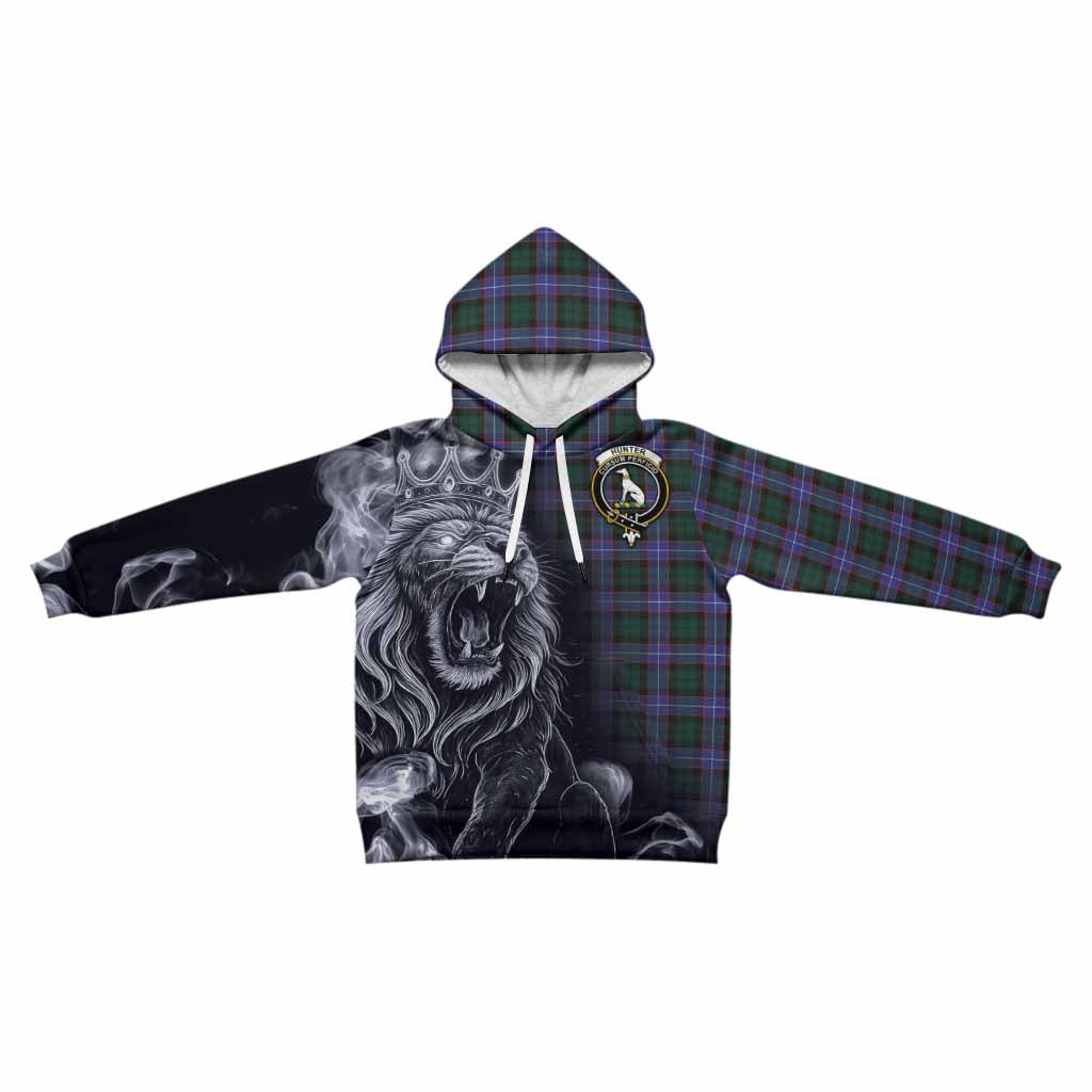 Hunter (Hunterston) Tartan Kid Hoodie Roaring Lion Heritage