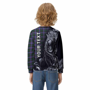 Hunter (Hunterston) Tartan Kid Knitted Sweatshirt Roaring Lion Heritage