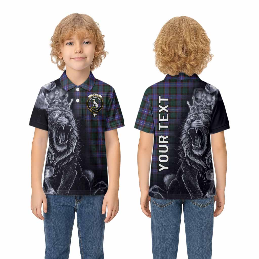 Hunter (Hunterston) Tartan Kid Polo Shirt Roaring Lion Heritage