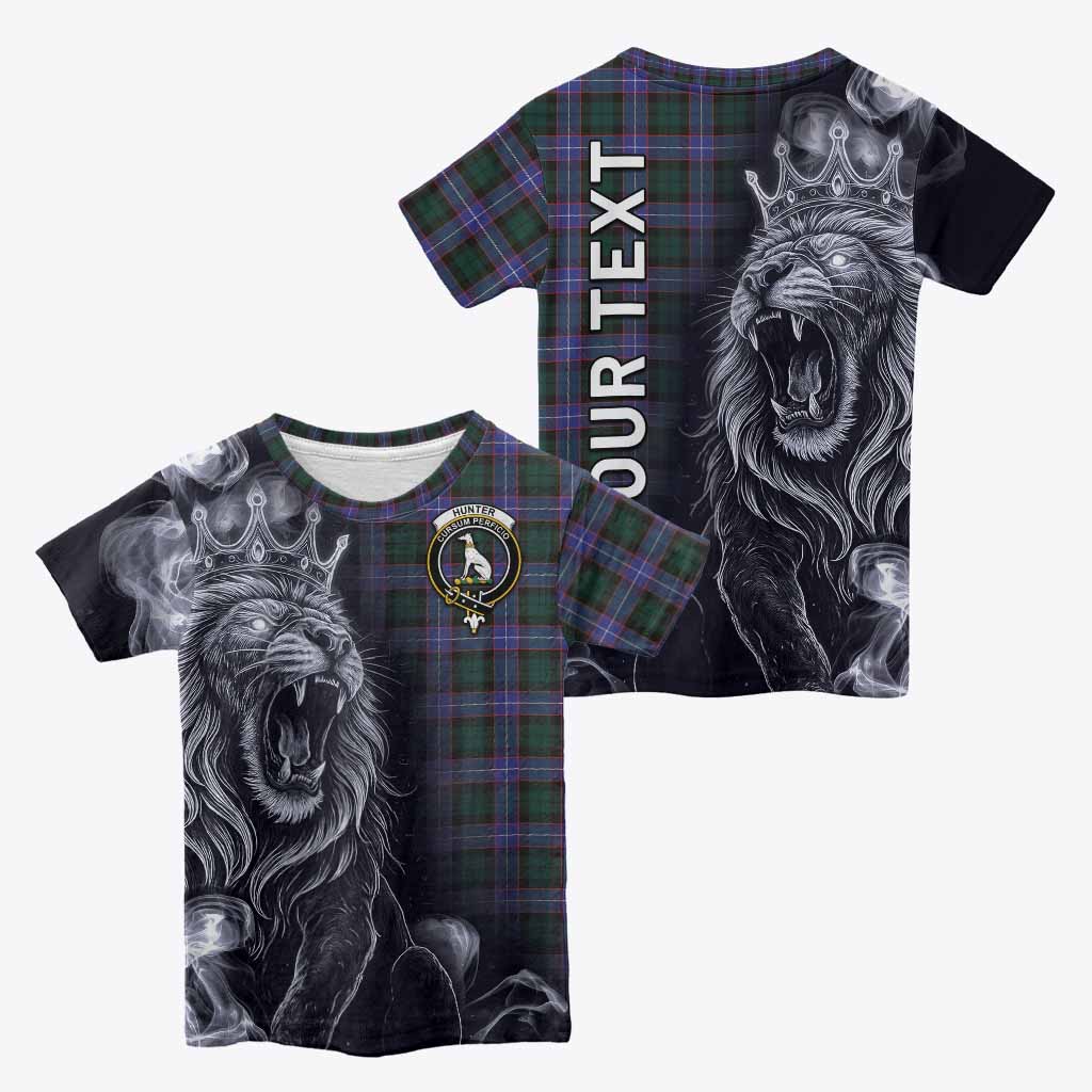 Hunter (Hunterston) Tartan Kid T-shirt Roaring Lion Heritage
