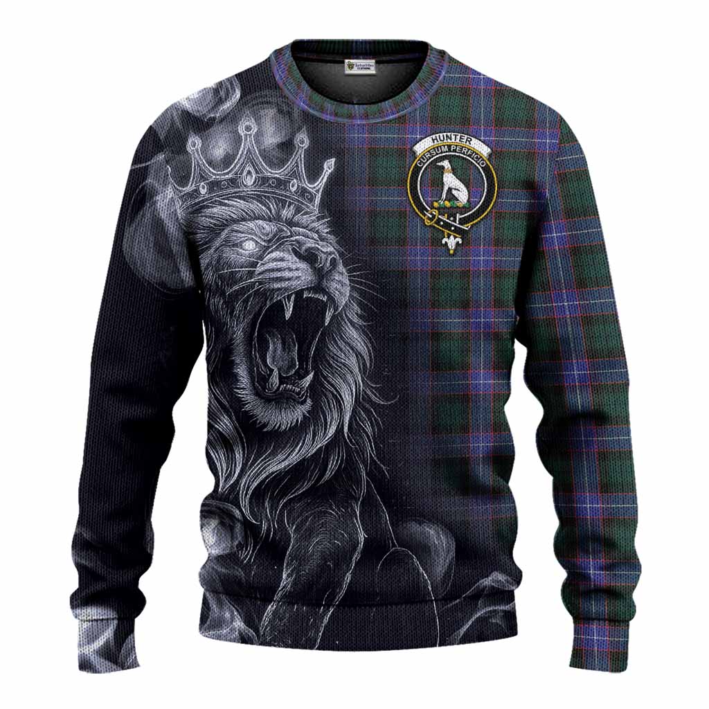 Hunter (Hunterston) Tartan Knitted Sweater Roaring Lion Heritage