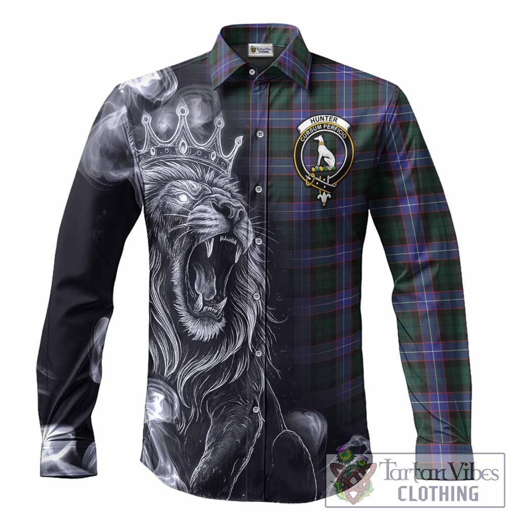 Hunter (Hunterston) Tartan Long Sleeve Button Shirts Roaring Lion Heritage