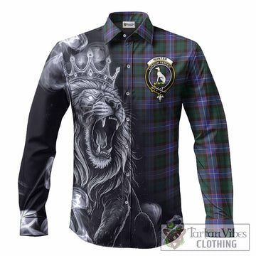 Hunter (Hunterston) Tartan Long Sleeve Button Shirts Roaring Lion Heritage