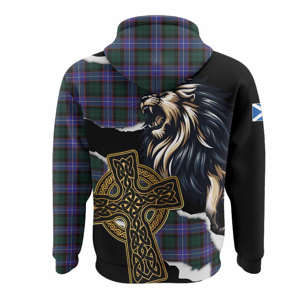 Hunter (Hunterston) Tartan Scottish Hoodie Lion Celtic Heritage