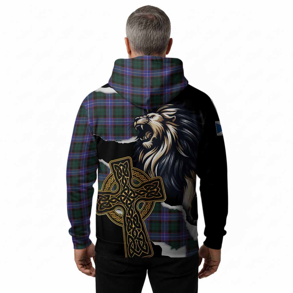 Hunter (Hunterston) Tartan Scottish Hoodie Lion Celtic Heritage