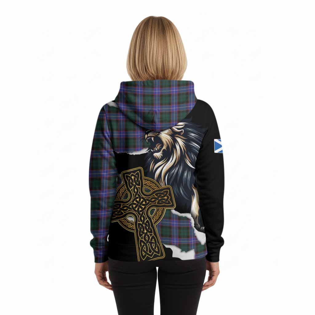 Hunter (Hunterston) Tartan Scottish Hoodie Lion Celtic Heritage