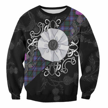 Hunter (Hunterston) Tartan Sweatshirt Jacobite White Rose