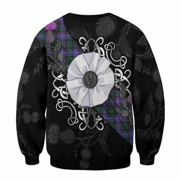 Hunter (Hunterston) Tartan Sweatshirt Jacobite White Rose