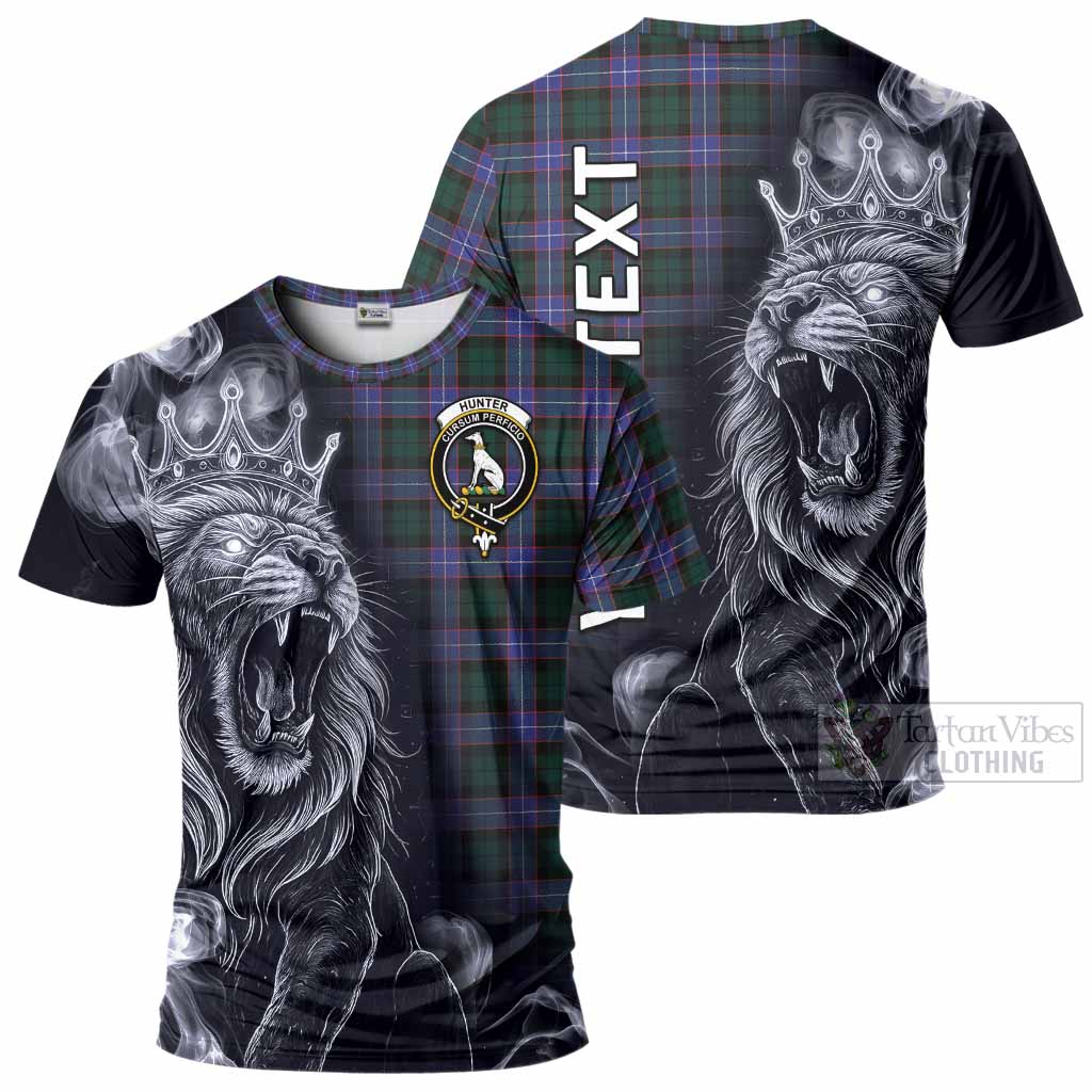 Hunter (Hunterston) Tartan T-Shirt Roaring Lion Heritage