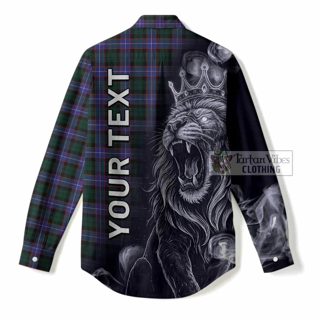 Hunter (Hunterston) Tartan Women Casual Shirt Roaring Lion Heritage