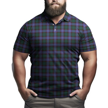 hunter-modern-tartan-mens-polo-shirt-tartan-plaid-men-golf-shirt-scottish-tartan-shirt-for-men