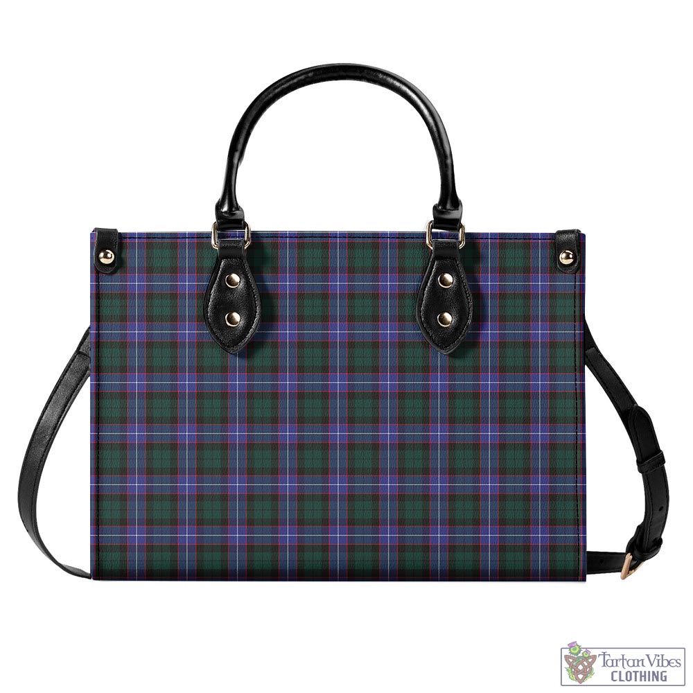 Tartan Vibes Clothing Hunter Modern Tartan Luxury Leather Handbags