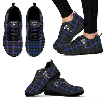 Hunter Modern Tartan Sneakers with Family Crest