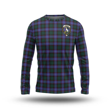 Hunter Modern Tartan Long Sleeve T-Shirt with Family Crest