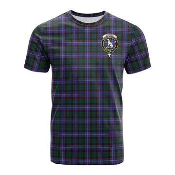 Hunter Modern Tartan T-Shirt with Family Crest
