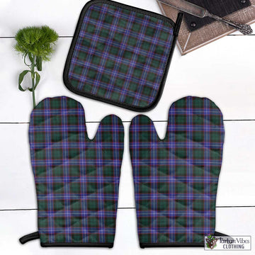 Hunter (Hunterston) Tartan Combo Oven Mitt & Pot-Holder Combo 1 Oven Mitt & 1 Pot-Holder Black - Tartan Vibes Clothing