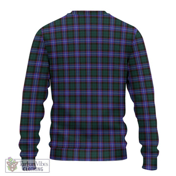 Hunter (Hunterston) Tartan Knitted Sweater with Family Crest DNA In Me Style - Tartanvibesclothing Shop