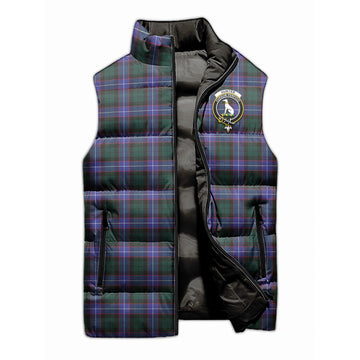Hunter Modern Tartan Sleeveless Puffer Jacket with Family Crest