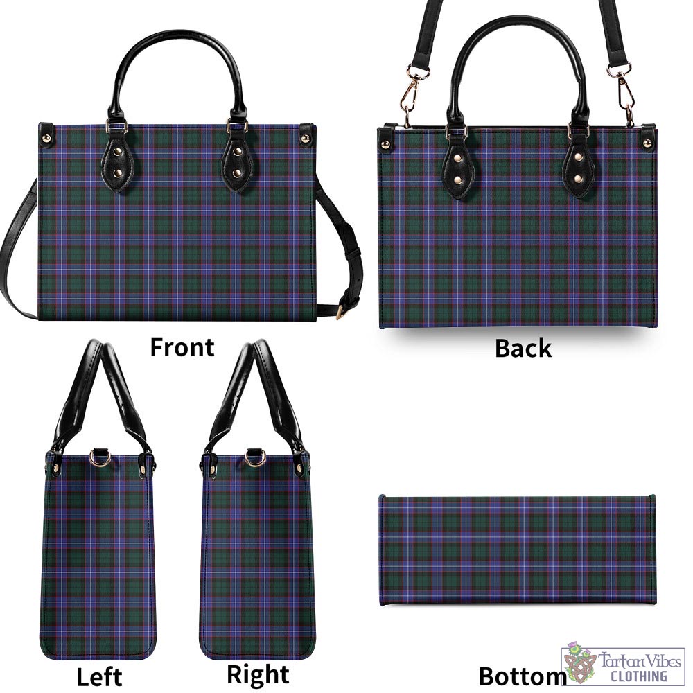 Tartan Vibes Clothing Hunter Modern Tartan Luxury Leather Handbags