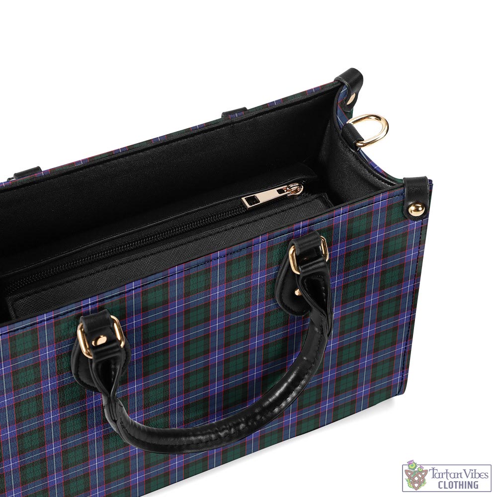 Tartan Vibes Clothing Hunter Modern Tartan Luxury Leather Handbags
