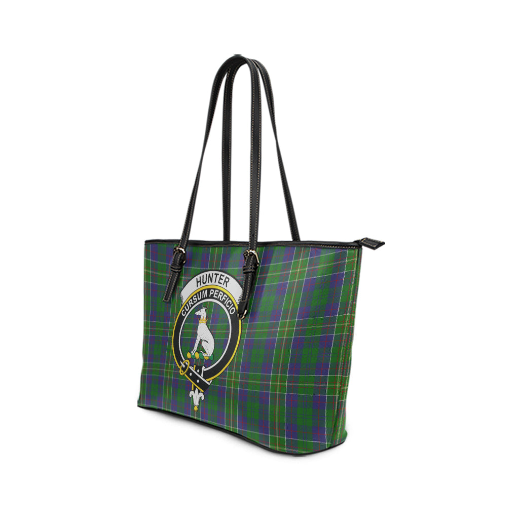 hunter-of-hunterston-tartan-leather-tote-bag-with-family-crest