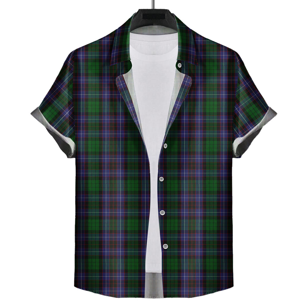 hunter-of-peebleshire-tartan-short-sleeve-button-down-shirt