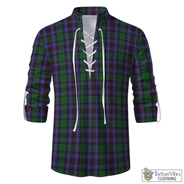 Hunter of Peebleshire Tartan Men's Scottish Traditional Jacobite Ghillie Kilt Shirt