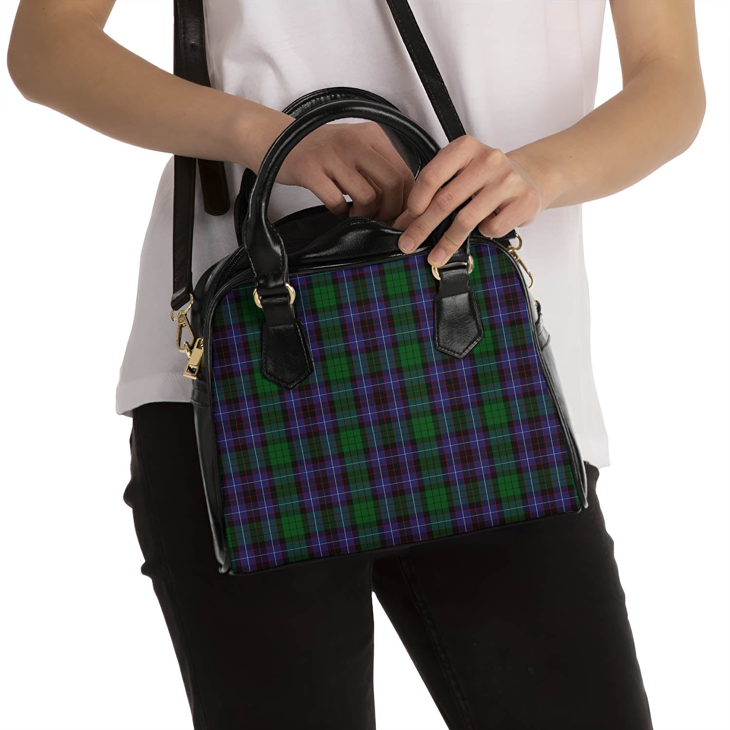Hunter of Peebleshire Tartan Shoulder Handbags - Tartanvibesclothing