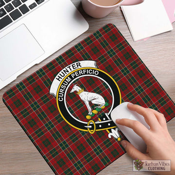 Hunter USA Tartan Mouse Pad with Family Crest