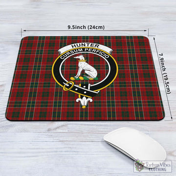 Hunter USA Tartan Mouse Pad with Family Crest