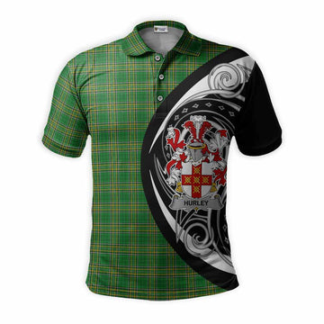 Hurley Irish Clan Polo Shirt Celtic Circle Style