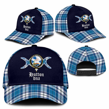 Hutton Clan DNA Tartan Classic Cap - Tartan Vibes Clothing
