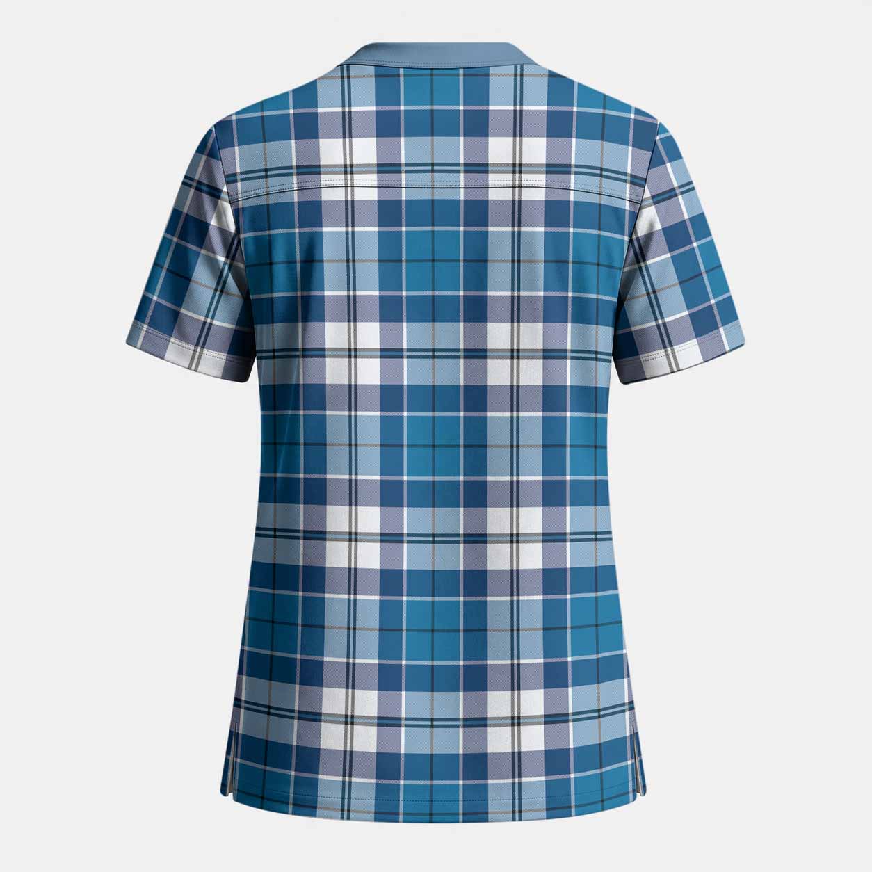 Hutton Crest Tartan Scrub Top - Tartan Vibes Clothing