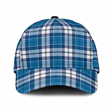 Hutton Tartan Classic Baseball Cap Classic Cap Universal Fit - Tartan Vibes Clothing