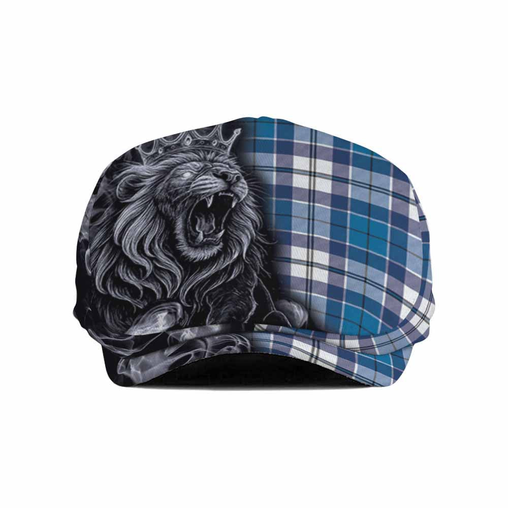 Hutton Tartan Flat Cap, Jeff Cap Roaring Lion Heritage Flat Cap - Tartan Vibes Clothing
