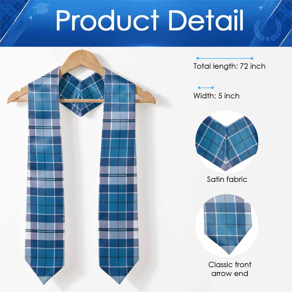Hutton Tartan Graduation Stole - Tartan Vibes Clothing
