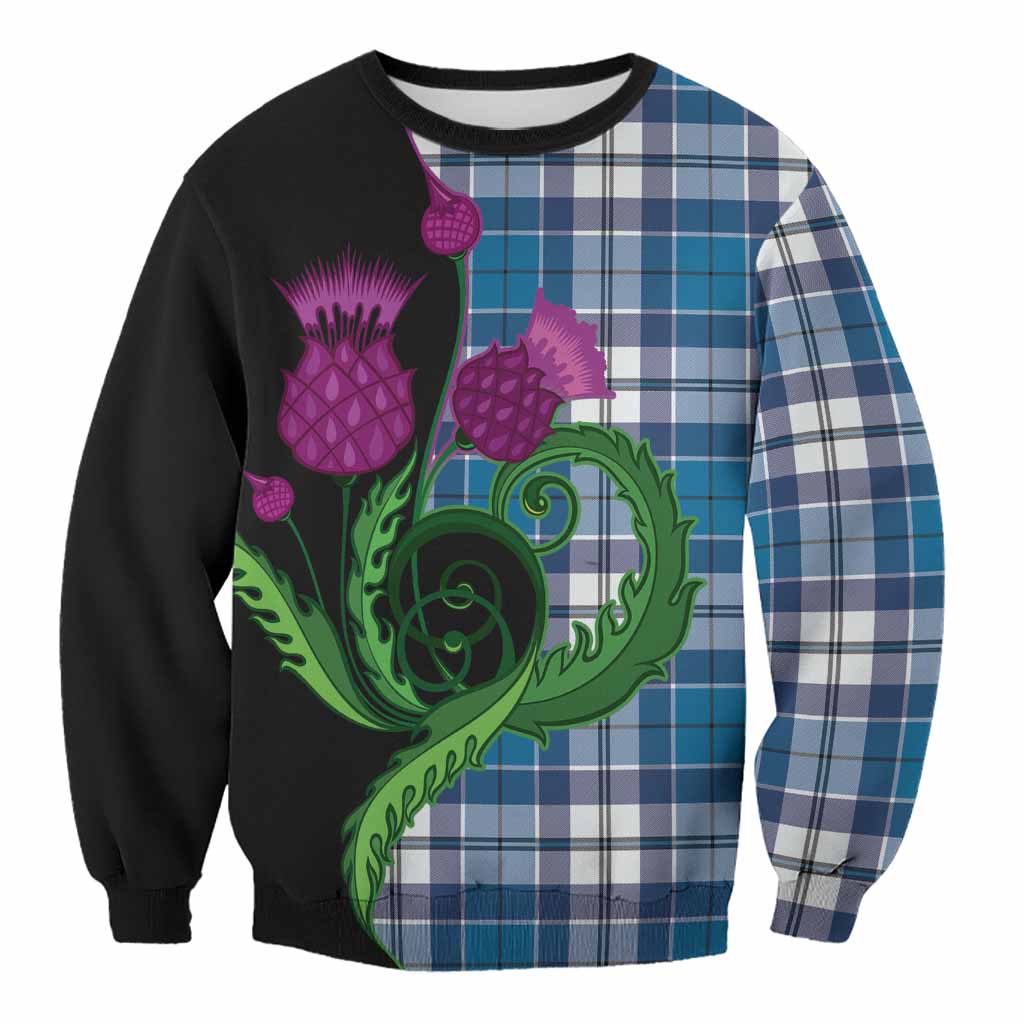 Hutton Tartan Sweatshirt Traditional Scottish Thistle