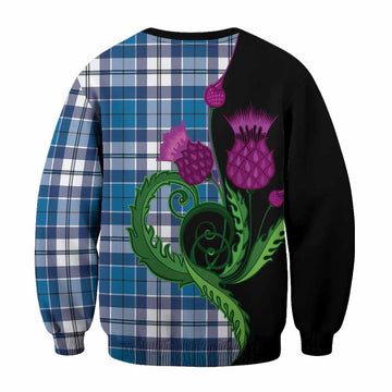 Hutton Tartan Sweatshirt Traditional Scottish Thistle