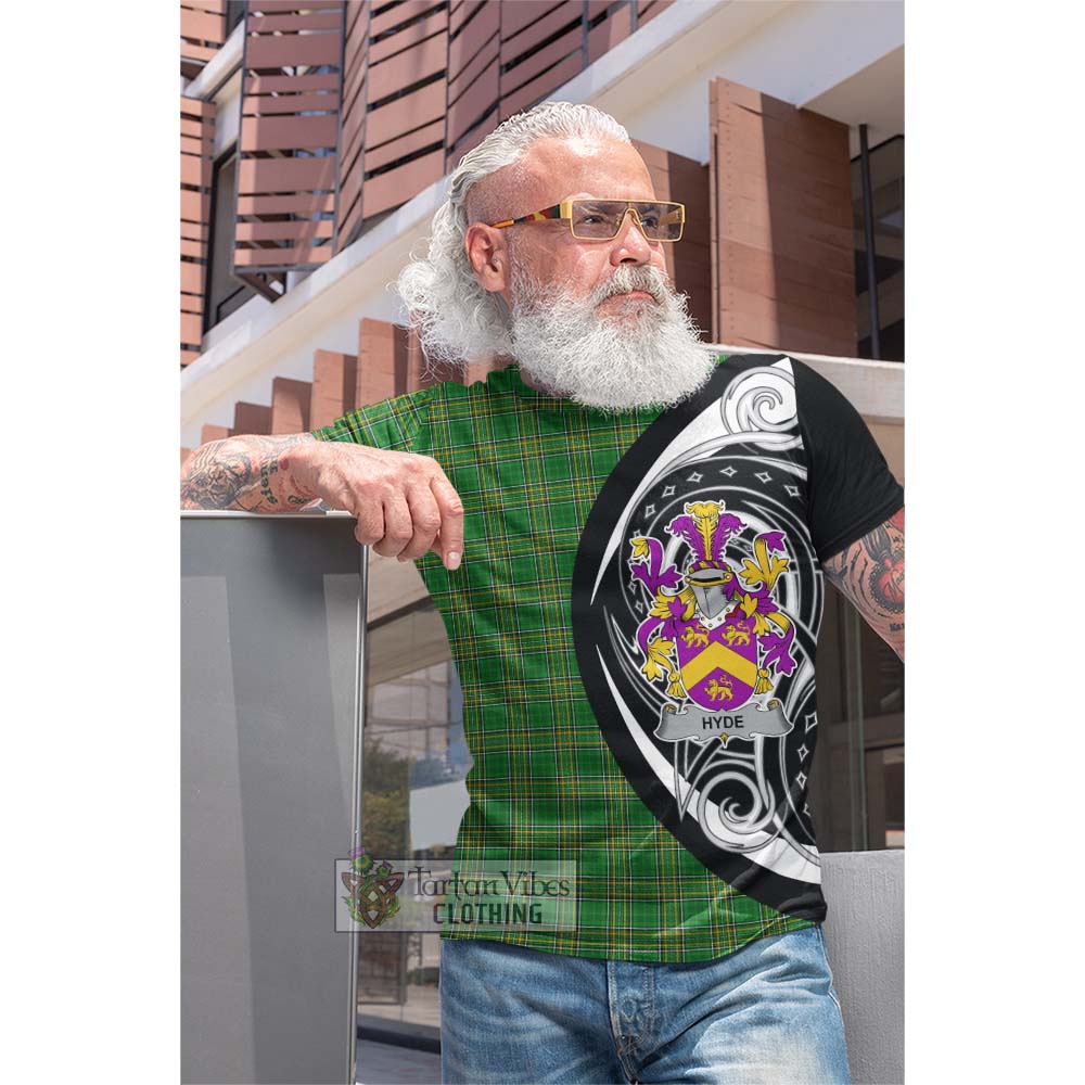 Tartan Vibes Clothing Hyde Irish Clan Cotton T-shirt Celtic Circle Style