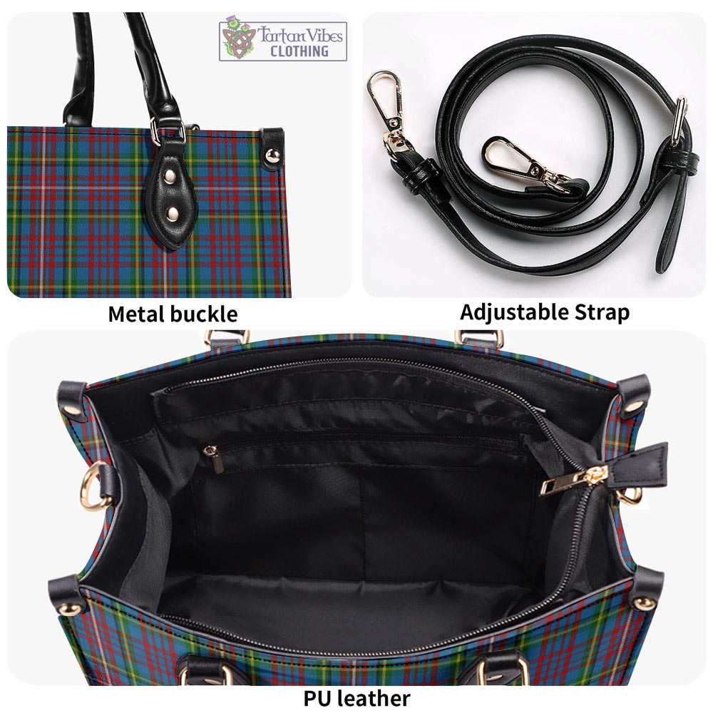 Hyndman Tartan Luxury Leather Handbags - Tartan Vibes Clothing