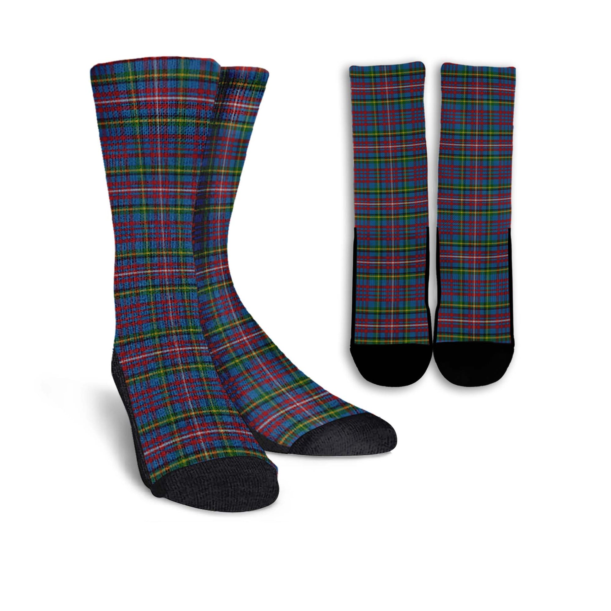 Hyndman Tartan Crew Socks Crew Socks - Tartan Vibes Clothing